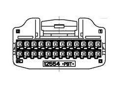 1318917-1 025 24POS CAP ASSY H SELECTIVE-TIN图1