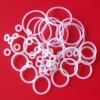 海宁厂家定制白色硅胶O型圈 透明硅胶圈 硅胶防水圈