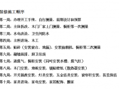 成都软装公司-装修几步走？看看就明了图1