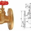 J41W黄铜法兰截止阀