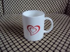 厂家供应康师傅广告杯 陶瓷杯礼品杯子水杯 可印logo图1