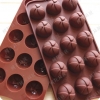 硅胶冰格制冰盒冰淇淋布丁巧克力月饼翻糖工具烘焙模具