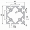 8080W工业铝型材