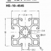 4545工业铝型材