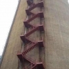 唐山烟囱螺旋形爬梯制作安装