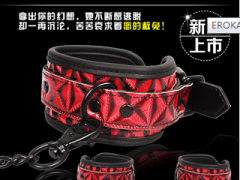 成人用品情趣EROKAY脖套酒红手铐酒红图1