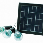 4W solar power panel supply system solar panel led bulbs outdoor Camping lamp Emergency light