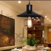 鸟笼餐吊灯 餐厅饭厅吧台前台复古黑色吊灯 走廊过道咖啡厅吊灯饰
