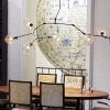 美式后现代简约客厅吊灯 创意艺术别墅玻璃餐厅吊灯