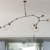 美式后现代简约客厅吊灯 创意艺术别墅玻璃餐厅吊灯 6头8头10头