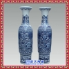 陶瓷大花瓶定制厂家 名师绘画山水图大花瓶