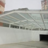 地下车库通道罩棚安装厂家//地下车库通道罩棚施工工艺