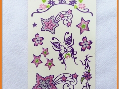 纹身贴专业厂家定做各种无毒环保外贸儿童级纹身贴纸,水转印纸图3