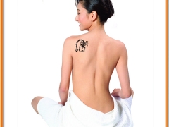 防水纹身贴纸 环保纹身贴 男女款潮流元素 性感单黑纹身图3