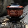 桂林优质的夔龙纹盖碗：漆器茶具