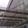 【钢结构玻璃雨棚】玻璃雨棚施工||玻璃雨棚价格