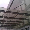 【钢结构玻璃雨棚】玻璃雨棚施工||玻璃雨棚价格