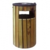 供应爆款钢木垃圾桶——焦作钢木垃圾桶