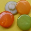 彩色贝壳纽扣，蘑菇扣，装饰扣