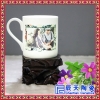 春节日用时尚青花瓷马克杯  定做陶瓷马克杯厂家批发