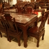 供应明东古典家具特色红木餐桌椅 天津红木双人床