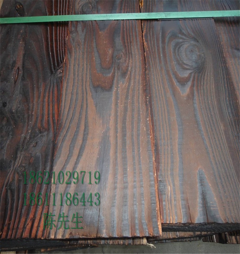 樟子松碳化木加工樟子松碳化木30*120方木温州工厂订制