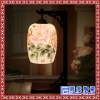 装饰精致陶瓷灯具 定做青花瓷灯具  粉彩花开富贵陶瓷灯具