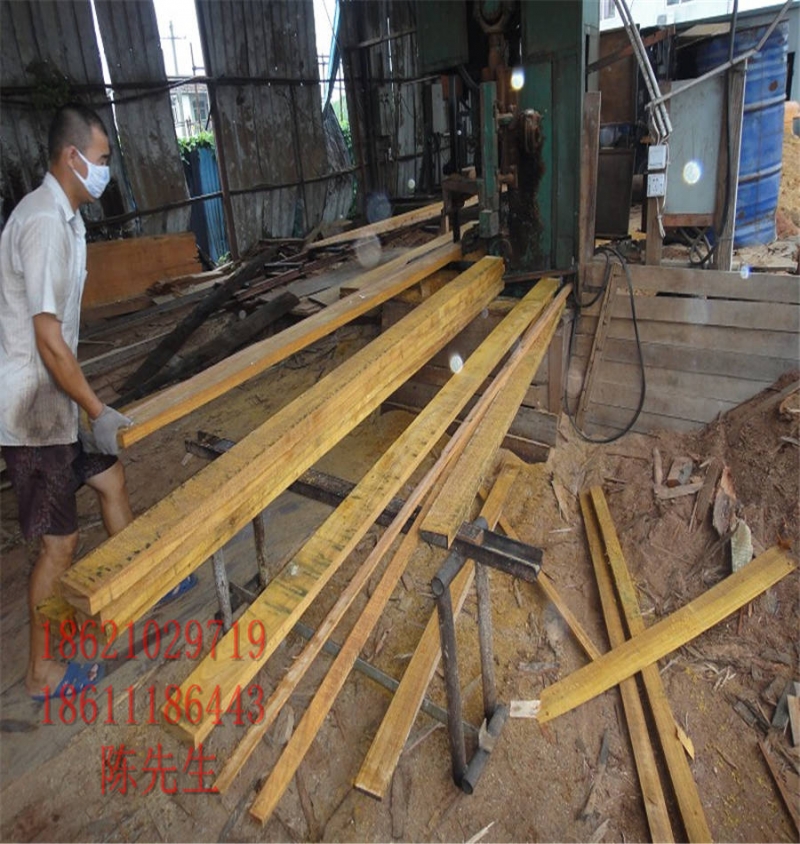 非洲菠萝格防腐木加工菠萝格防腐木地板30*135温州加工厂