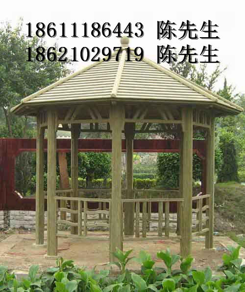 铁杉防腐木板材上海价格铁杉防腐木凉亭户外装饰平台地板批发