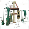 烟台鸡饲料颗粒机生产线，福建猪饲料颗粒机组