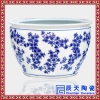 经典中式家居装饰陶瓷大缸  粉彩花卉手工生产大缸