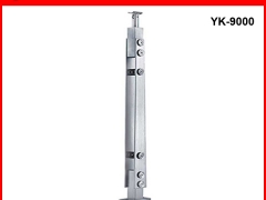 YK-9000 双片式 楼梯立柱 不锈钢立柱 楼梯护栏 栏杆图1