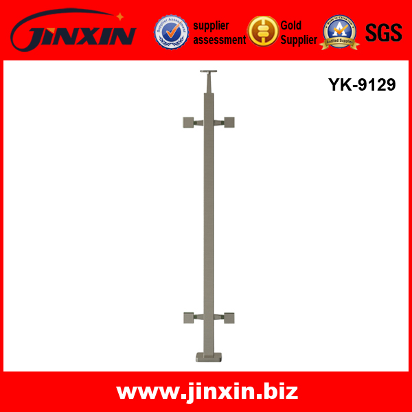 YK-9139 不锈钢立柱 方管护栏 方管立柱