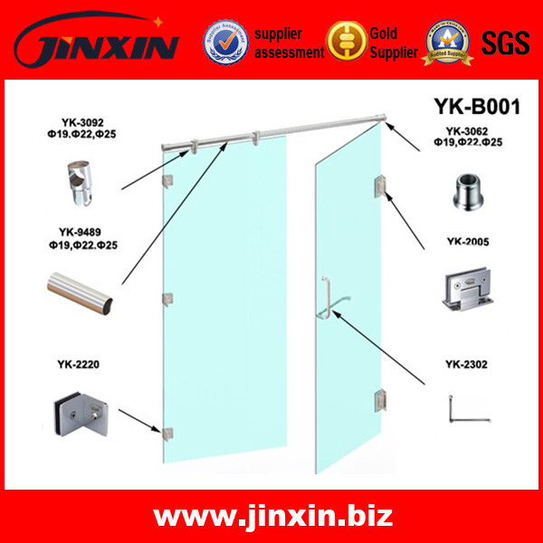 YK-B001 浴室移门配件 整套 不锈钢 整体浴室移门