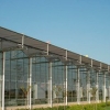 纹洛式玻璃温室!!PC阳光板温室建造~花卉温室大棚建设@轩农