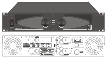 三基专业音响 贝塔斯瑞功放 TA2.550功率放大器