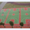 武汉硅PU篮球场价格，塑胶篮球场施工方法