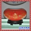 景德镇陶瓷缸 高档青花瓷名家手绘缸 和为贵鱼缸水缸聚宝盆摆件