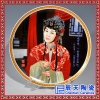 美女帅哥陶瓷纪念盘，欧美日韩风格纪念盘，中国风纪念盘定制