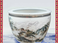 陶瓷大缸订制 景德镇陶瓷大缸批发 室内摆设大缸供应图3