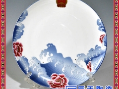 定做陶瓷纪念盘 人物风景纪念装饰盘图3