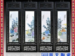 生产定做陶瓷瓷版画  青花瓷瓷版画图1