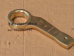 防腐蚀弯柄敲击六角梅花扳手防爆防静电泊头梅花扳手图1