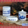 陶瓷办公三件套订制 办公年终陶瓷礼品生产供应