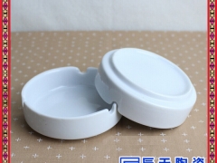 供应陶瓷烟缸 定制LOGO网吧ktv烟灰缸图2
