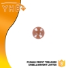 YHB正品 陶瓷烫片 浅金棕
