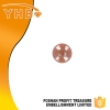 YHB正品 陶瓷烫片 浅金棕