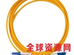 厂家直供LC-FC 3米单模双芯电信级光纤跳线 黄色图3