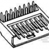 连接器 - 多结构 PCB 接头和插座280389-2