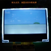 1.8寸单色LCD液晶显示屏128*64图形点阵COG结构